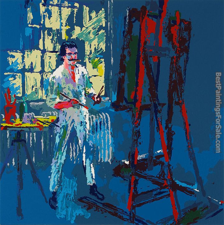 Leroy Neiman Self Portrait